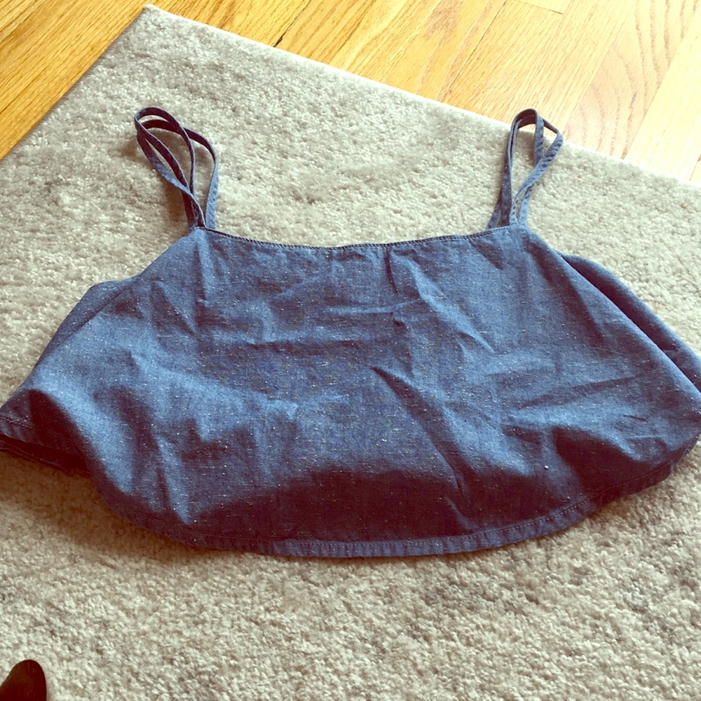 Guess Denim crop top
